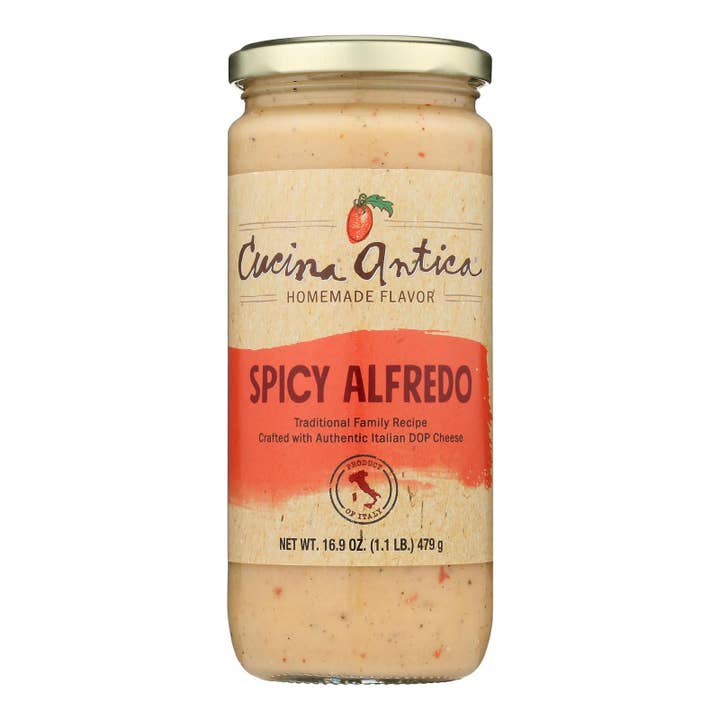 Everyday Supply Co - Wholesale Sauce - Cucina Antica - Alfredo Sauce Spicy - Case Of 6-16.9 Oz