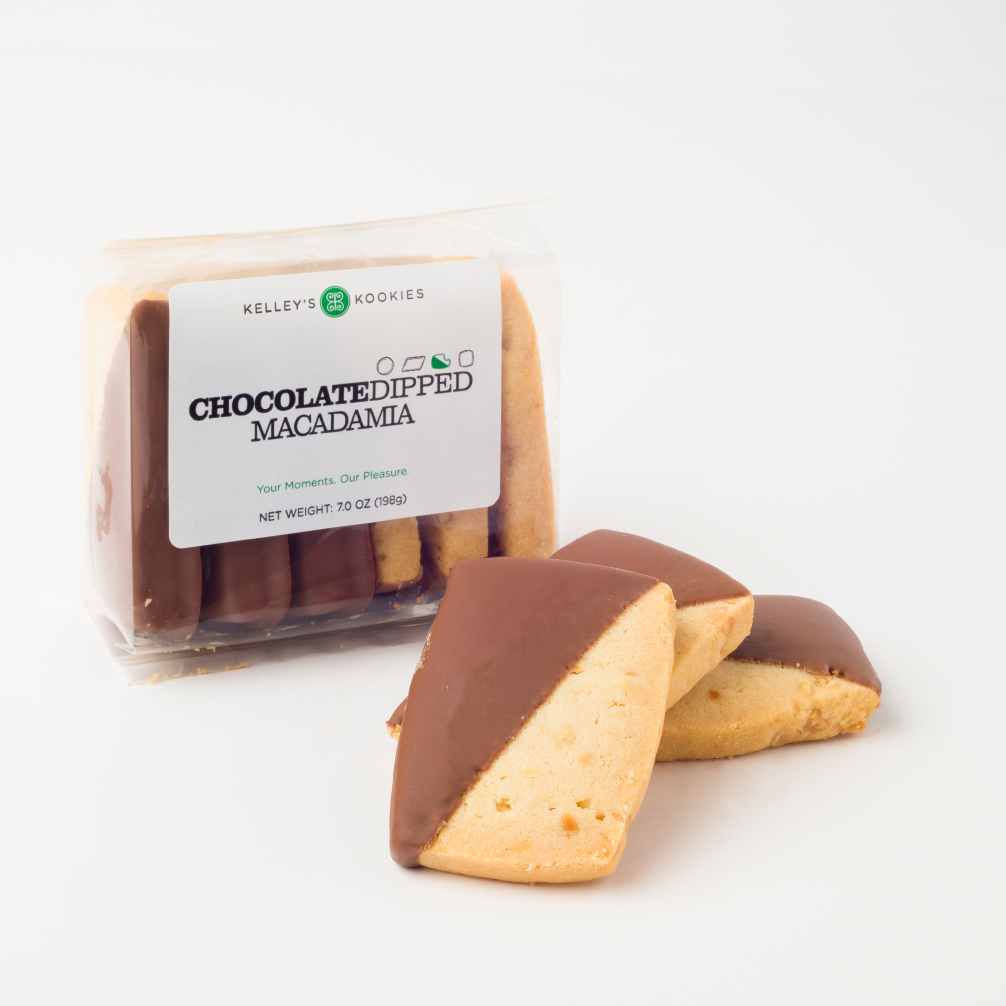 Kelley's Kookies - Wholesale Cookie - Chocolate-Dipped Macadamia Shortbread2