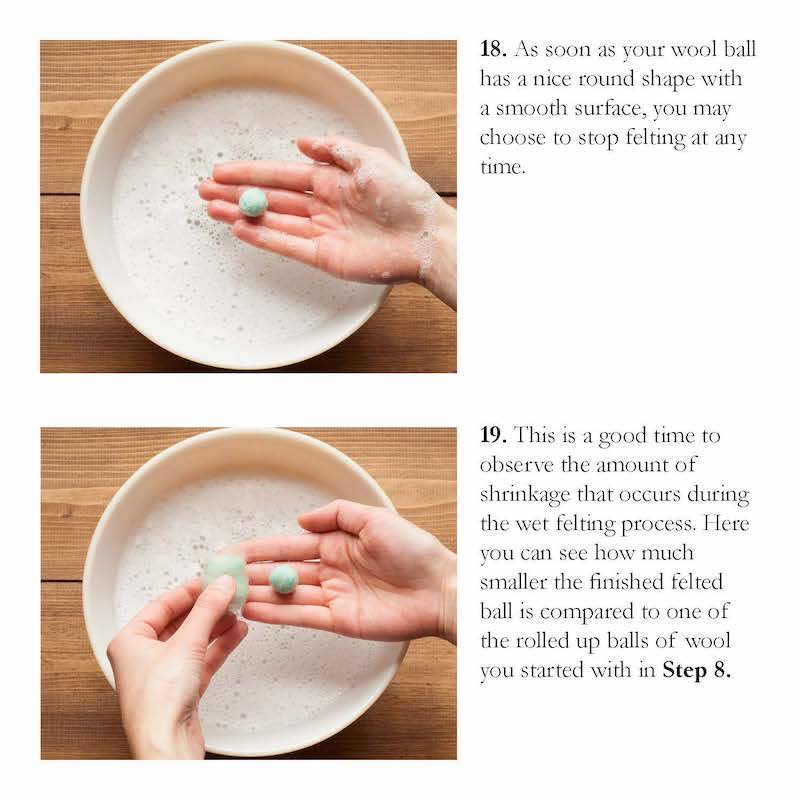 Grey Fox Felting – Kit de artesanato DIY por atacado – Kit de Bolotas Feltradas - Feltragem a Úmido4