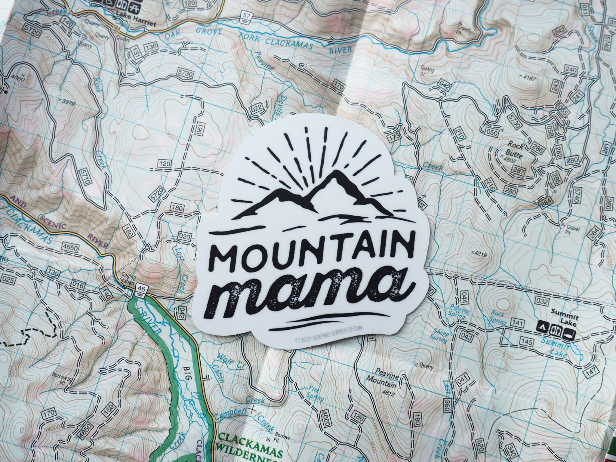 Sentinel Supply - Wholesale Sticker - Mountain Mama Sticker, Cute Country Music Lyrics Decal3