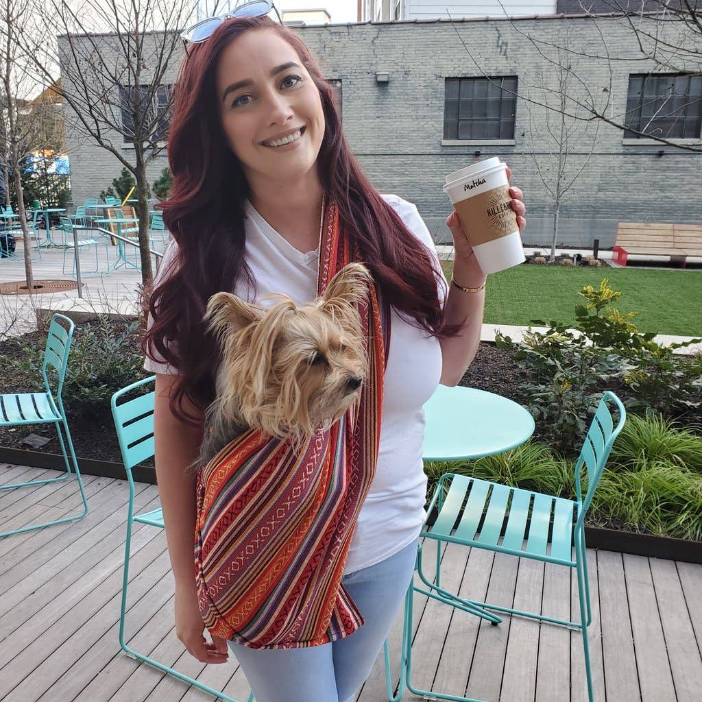 Walking Palm - Wholesale Pet Carrier - Dog - Dog Sling - Salsa Woven2