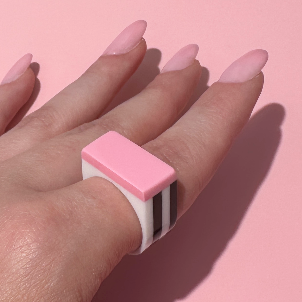 Combinist Goods - Wholesale Cocktail/Statement Ring - Block Ring4