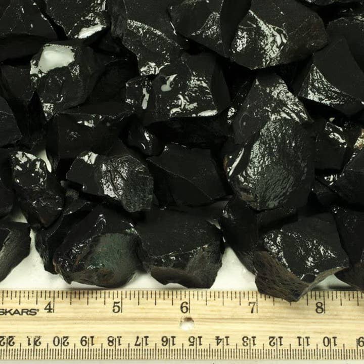 Fantasia Mining - Wholesale Spiritual Stone/Crystal - Rough Black Jasper - India - Raw Natural Stones (1 lb)2