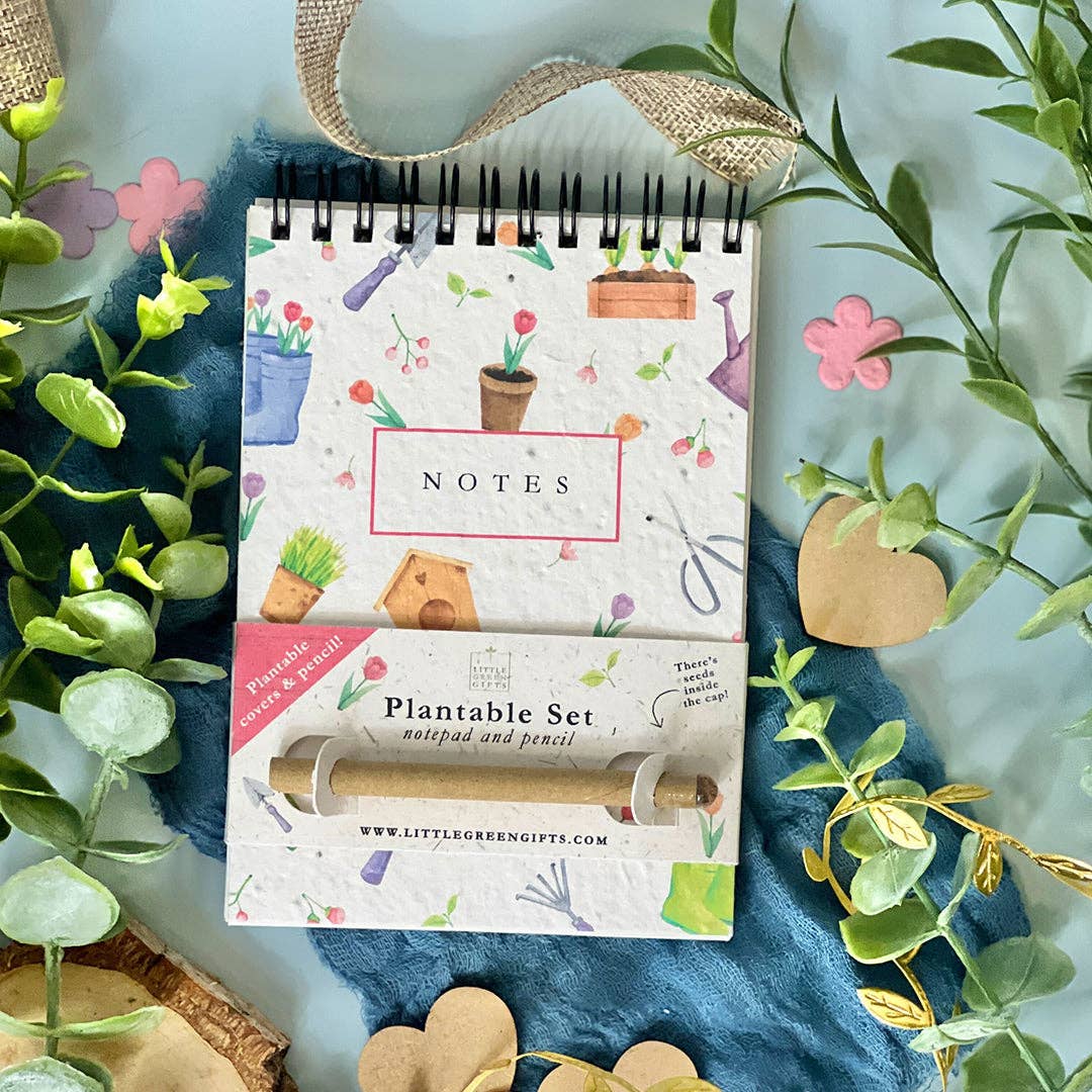 Little Green Gifts – wholesale Notepad – A6 Notepad & Pencil Set - Choice Of Designs (TU-6)9