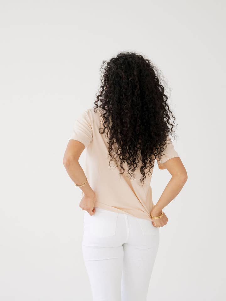 Shifting Sand The Mom Crop, Basic Tee, Organic Tee, Basic Crop Top, Plus for wholesale on Faire2