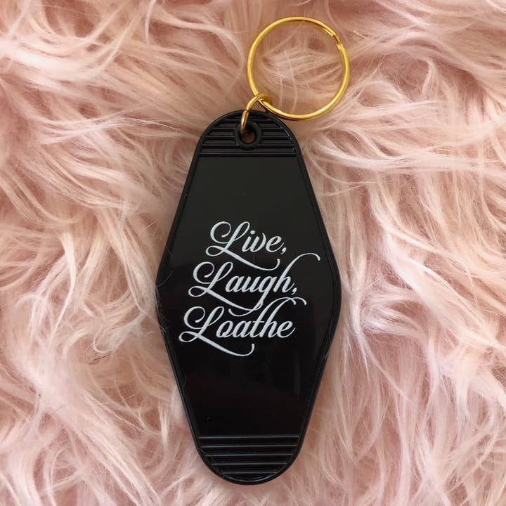 A Shop of Things - Wholesale Keychain - Women's - Live Laugh Loathe keychain2