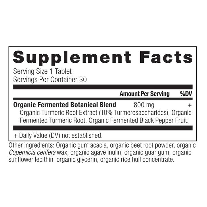 Black Ancient Herbals - Organic Turmeric - Tablet - 30ct for wholesale on Faire