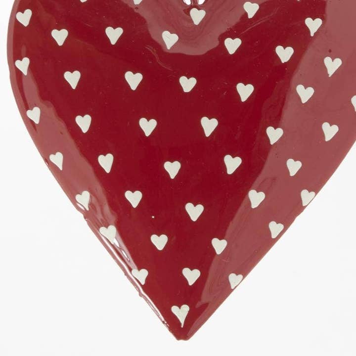 Aubry Gaspard - Wholesale Ornament Set - Set of 2 metal hearts2