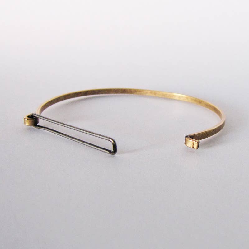 Ornamental Things - Wholesale Bangle Bracelet - Steel Swing Top Bracelet3