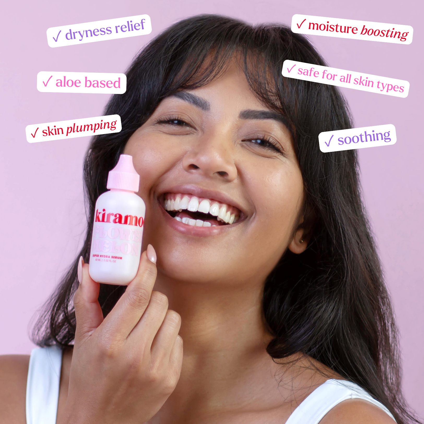 Kiramoon - Wholesale Facial Serum/Concentrate - Flowermelon Super Hydrating Serum1