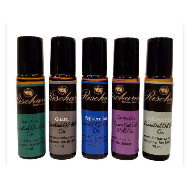 Huiles essentielles Roll On pour la vente par Rischaria Hands Of Magic LLC