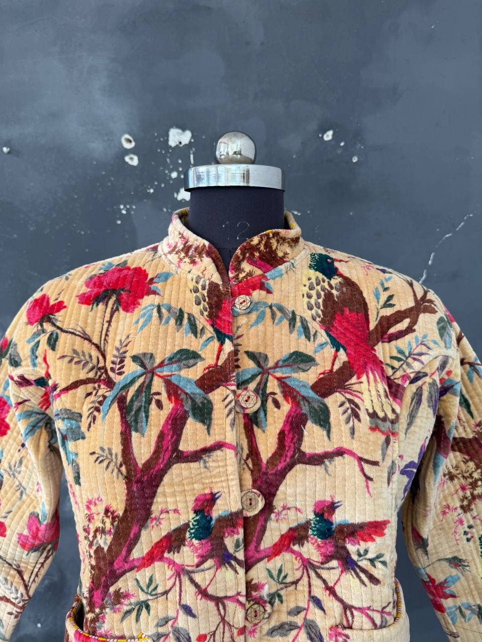 bhavnas boutique - Wholesale Jacket - Women's - Velvet Quilted Jacket Beautiful Woman Indian Fashion Jacket