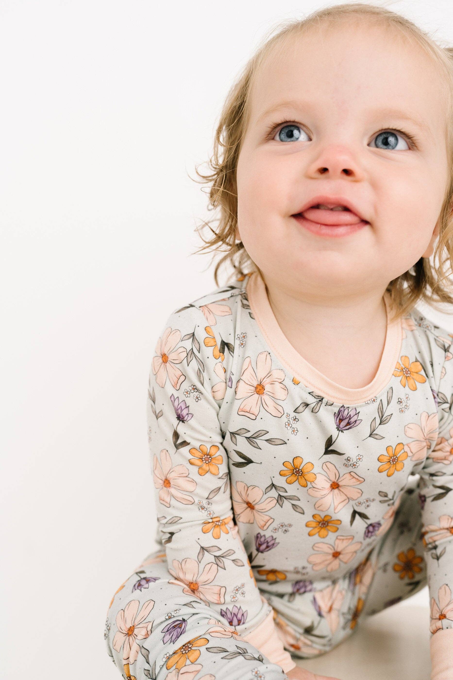 Little One Shop - Wholesale Top & Pant Set - Baby - Autumn Floral Bamboo Set9