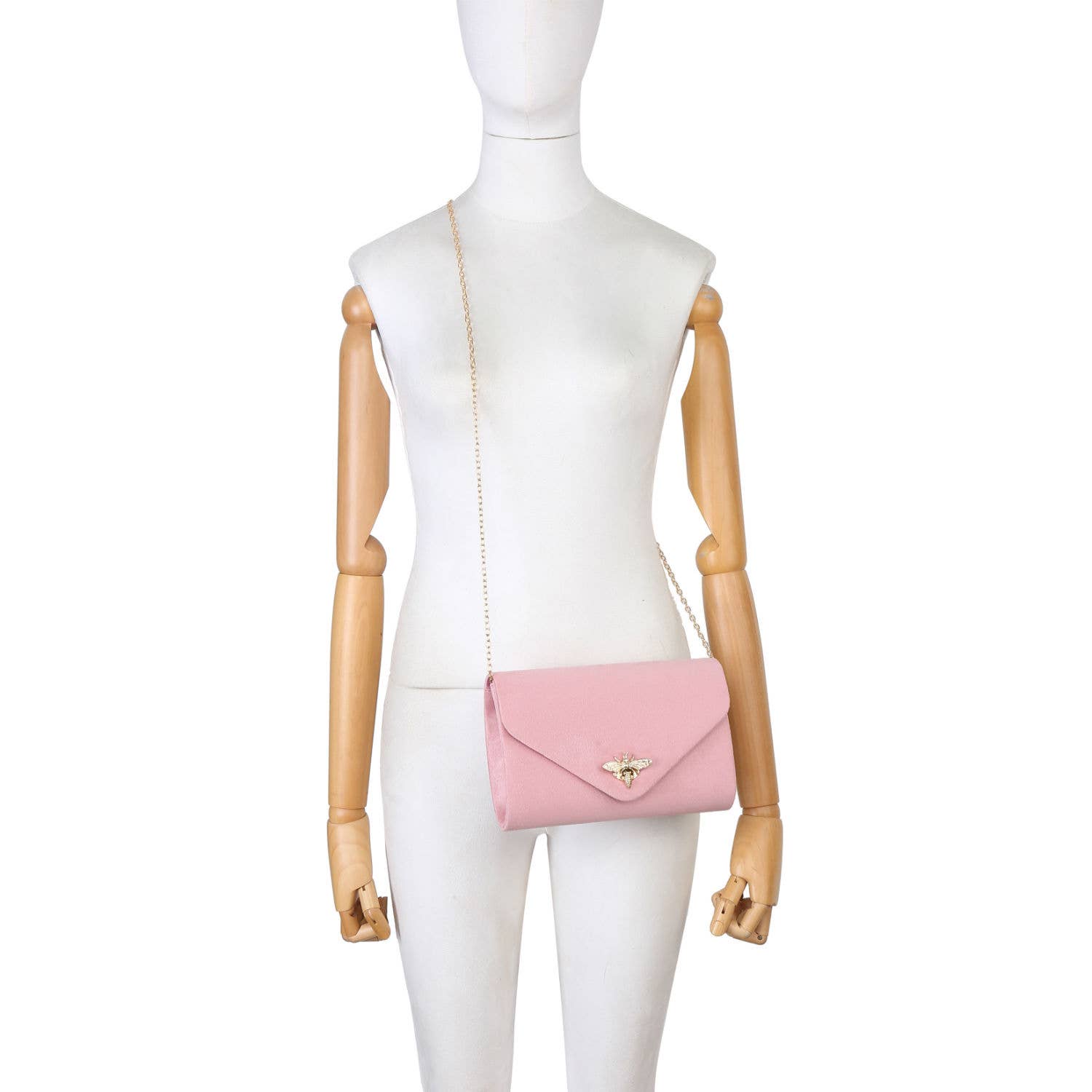 Papaya Fashion Ltd – Engroshandel Clutch - Dame – Y256 ruskind clutch med bi-formet lås19
