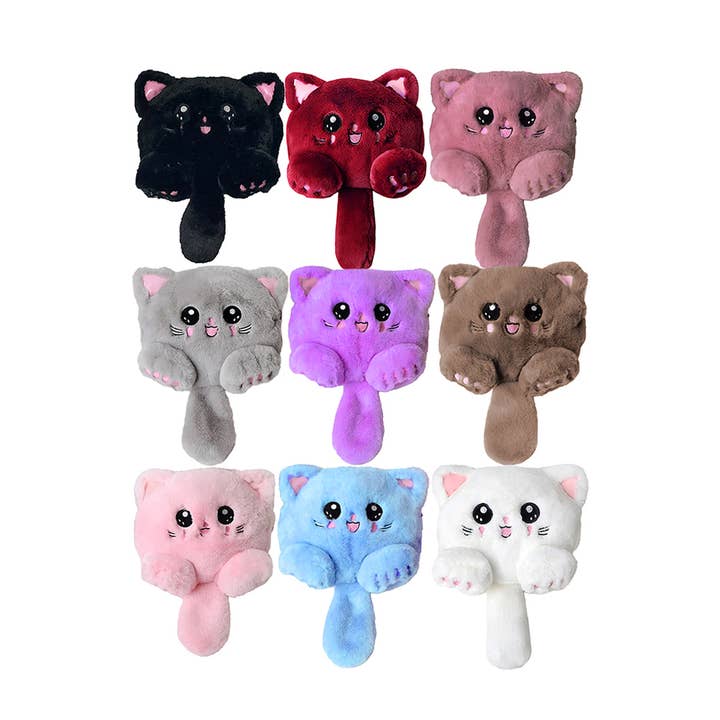 Cap Zone - Wholesale Crossbody Bag - Women's - Kitty Cat Plush Y2K Crossbody Bag