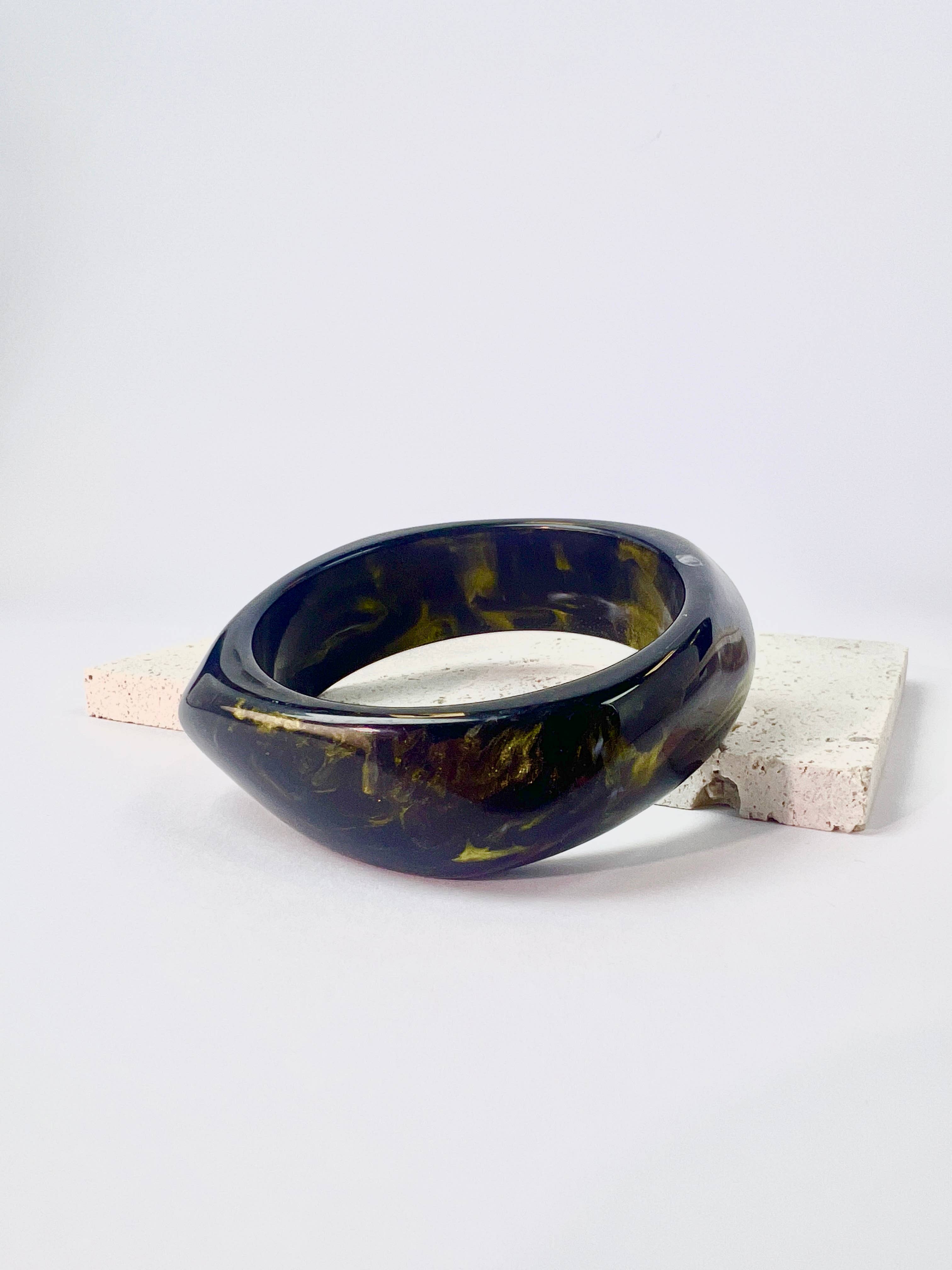 COSMOS - Wholesale Bangle Bracelet - Marble-effect resin bangle bracelet16