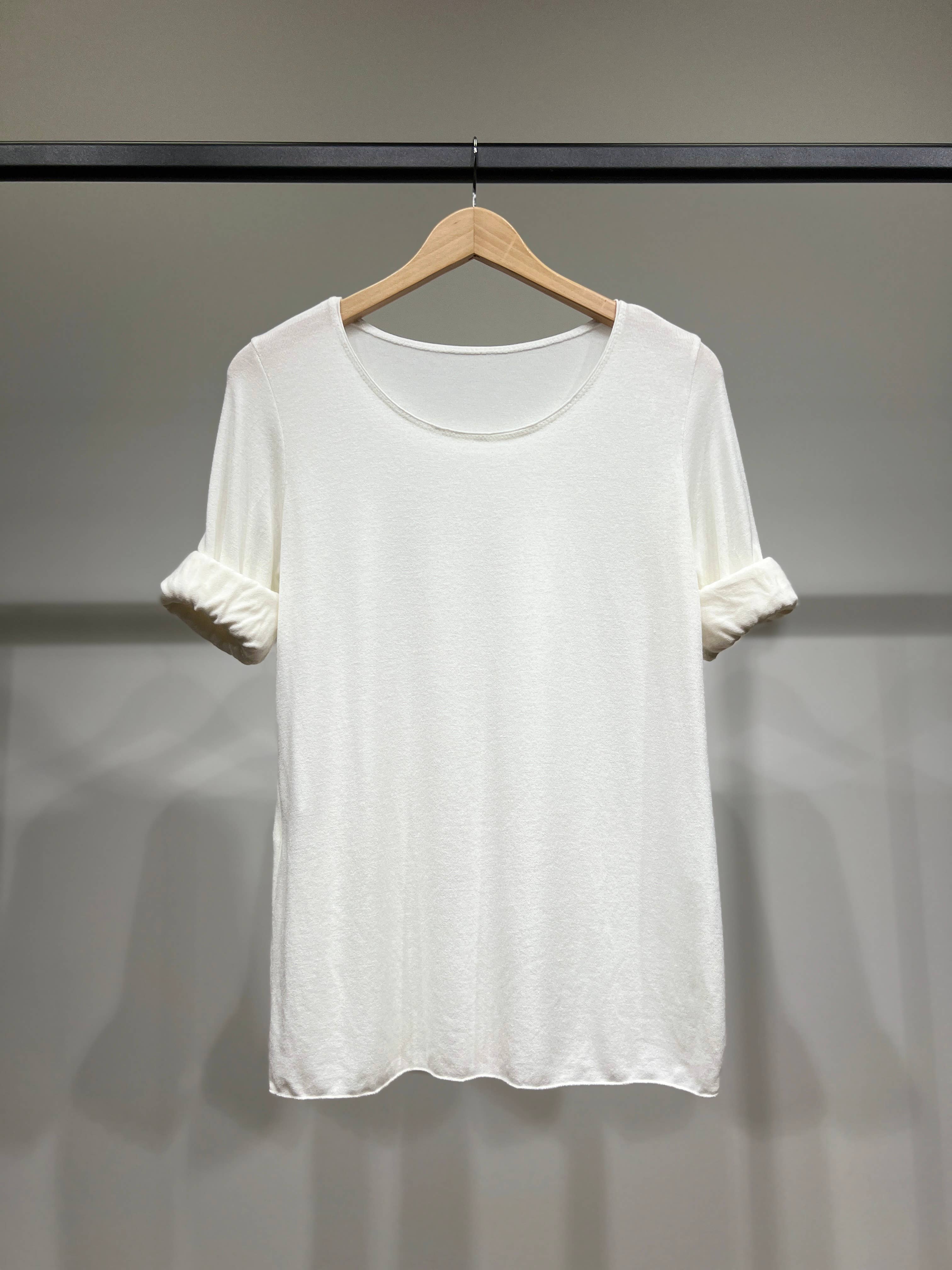 L'Emotion - Wholesale T-Shirt - Women's - Long Sleeve Round Neck T-Shirt 30% Wool 30% Angora25