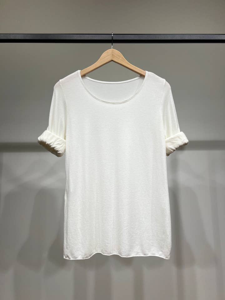 L'Emotion - Wholesale T-Shirt - Women's - Long Sleeve Round Neck T-Shirt 30% Wool 30% Angora22