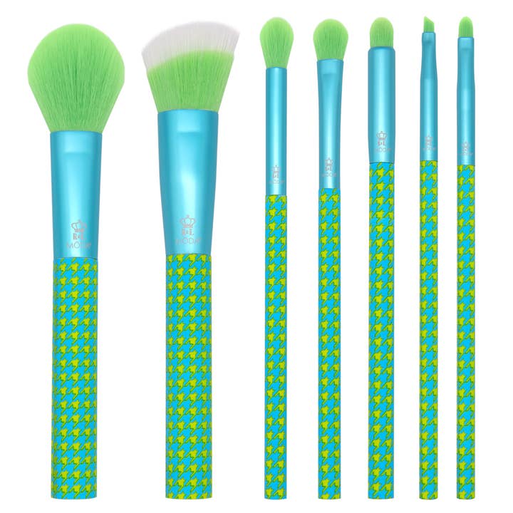 Royal Brush Mfg. Inc. - Wholesale Makeup Brush Set - MŌDA® Keep It Classy Kit, Green & Blue