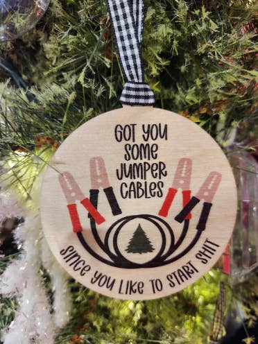 Roliga startkablar skitprydnad för wholesale av Shut The Front Door KC