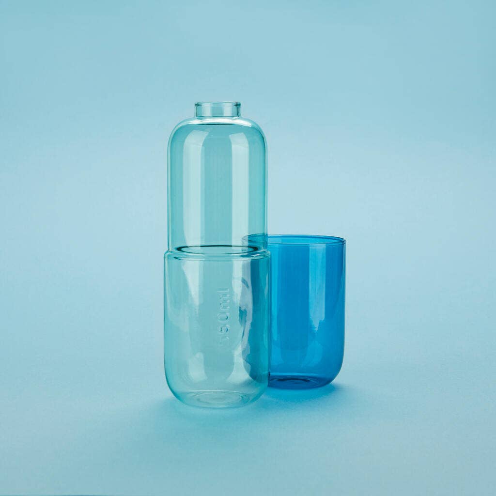 Balvi - Wholesale Water Bottle - Botella & Vaso, Water Pill, 550 ml, blue3