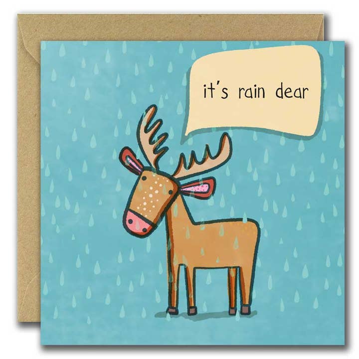 It's Rain Dear for wholesale by She Designs He Prints