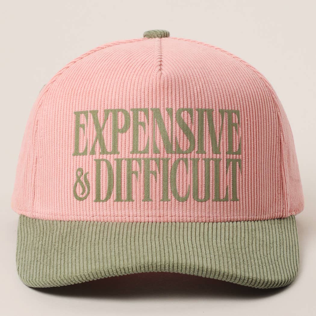 Fashion City - Wholesale Trucker Hat - Unisex - EXPENSIVE & DIFFICULT Corduroy Trucker Hat10