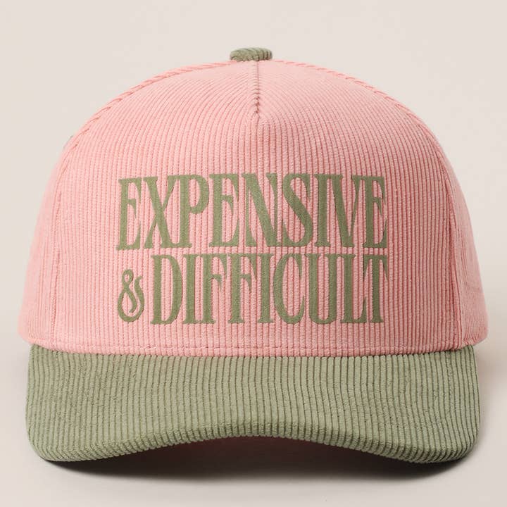 Fashion City - Wholesale Trucker Hat - Unisex - EXPENSIVE & DIFFICULT Corduroy Trucker Hat10