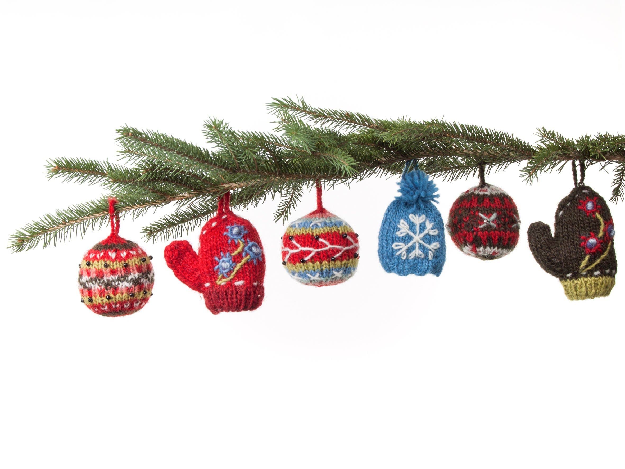 Wholesale Knit Noel Wool Christmas Ornaments – Set of for your