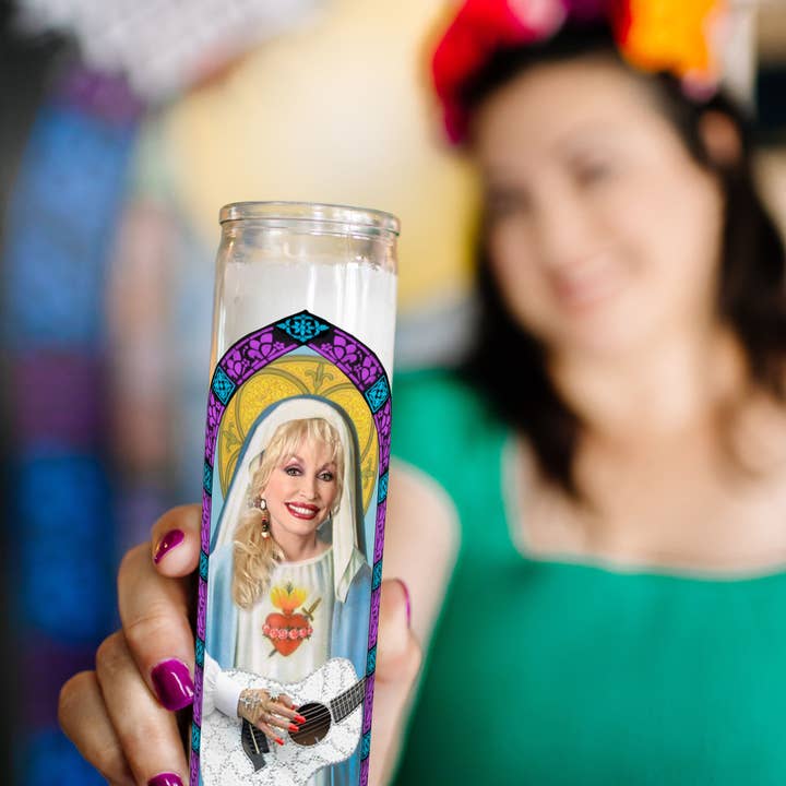 The Eternal Flame - Wholesale Votive Candle - Saint Dolly Parton