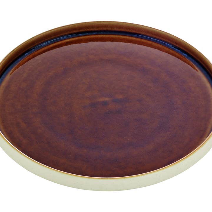 21cm Brown Flat Round Bowl - Nara Collection for wholesale by Bauscher Hepp