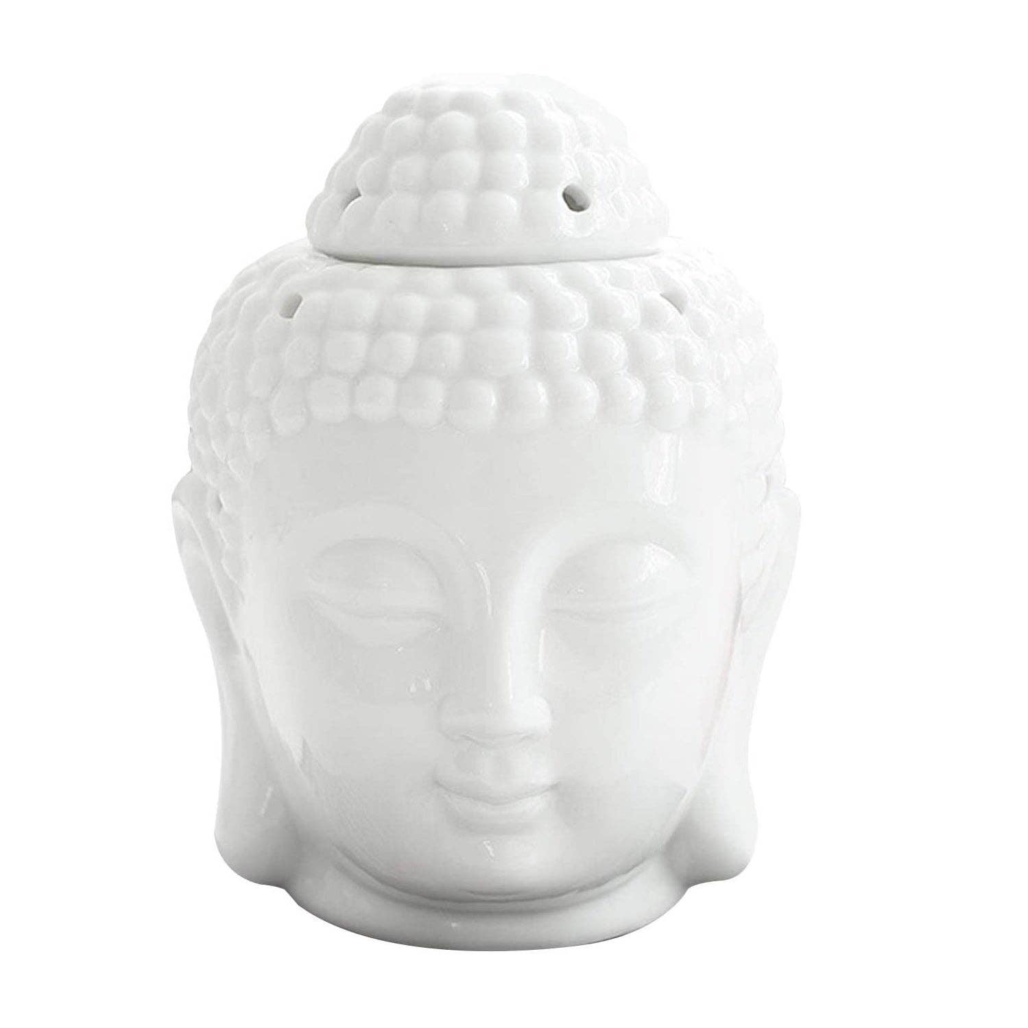 D SCENT - Wholesale Wax Warmer - White Thai Buddha Head Wax Warmer / Oil Burner4
