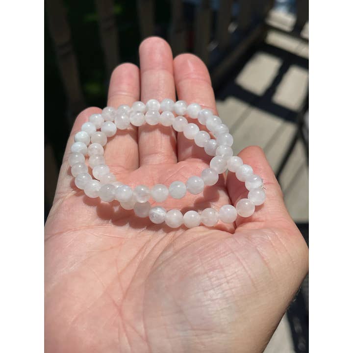 Tumbledshop - Wholesale Beaded Bracelet - Rainbow Moonstone Bracelet, Crystal Jewelry