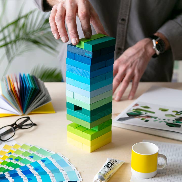 Block Design - Wholesale Stacking Game - Gradient Tower