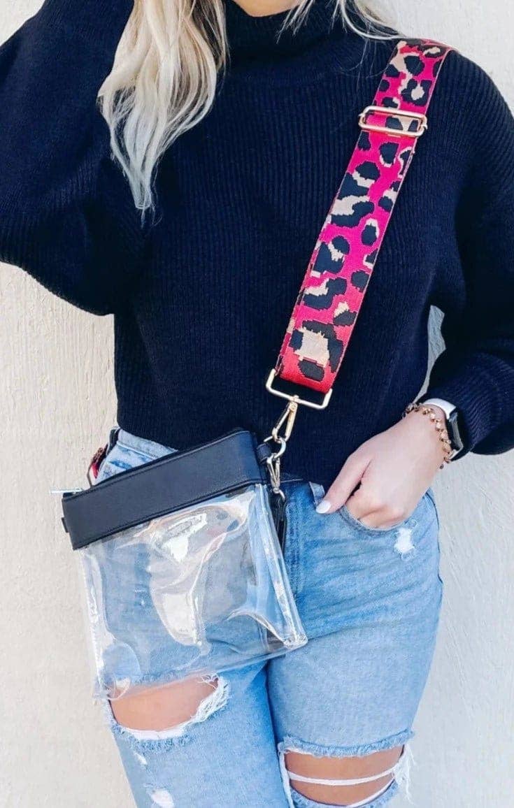 MiMi Wholesale - Vente Sac à bandoulière – femme - Sac à bandoulière/pochette transparent Game Day AD200T2