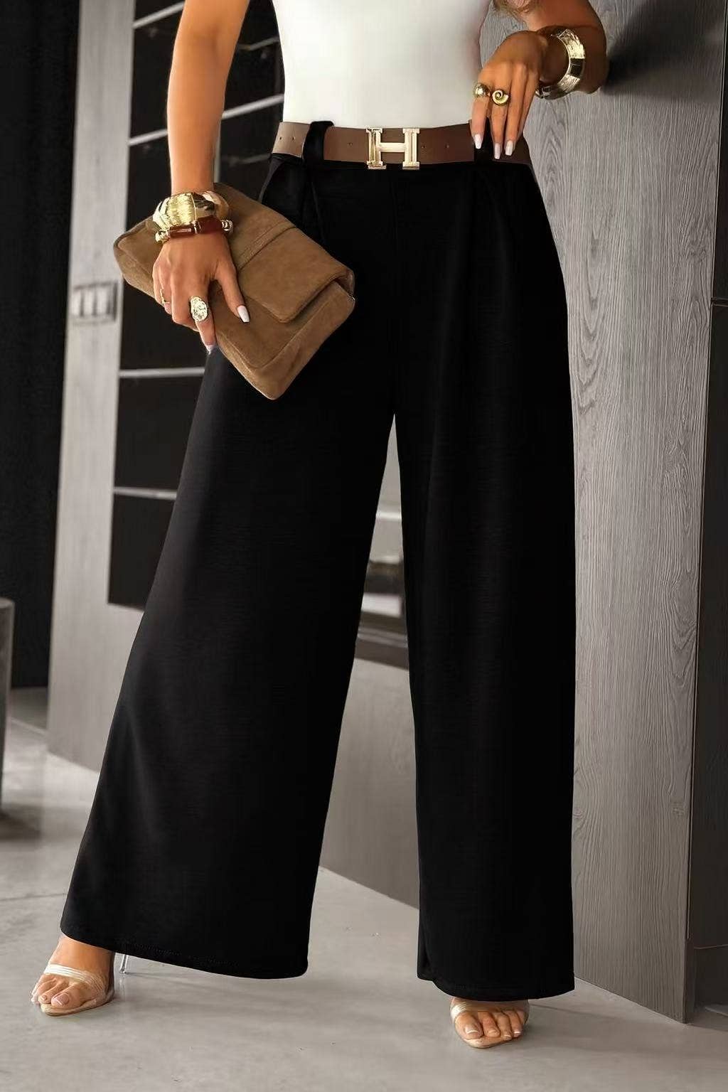 ESTEE BROWN - Venta al por mayor Peto - Mujer - Pantalón ancho de viscosa - 88170