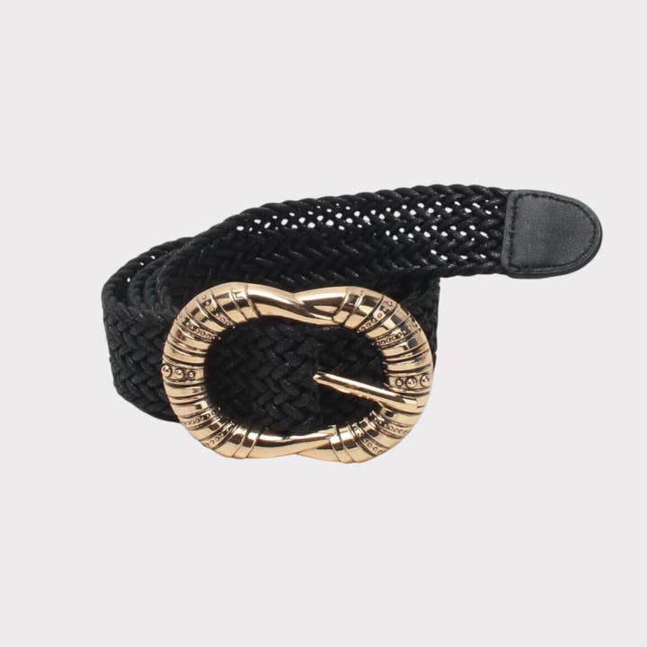 BESTINI - Wholesale Belt - Women's - Classic braided belt, oval buckle