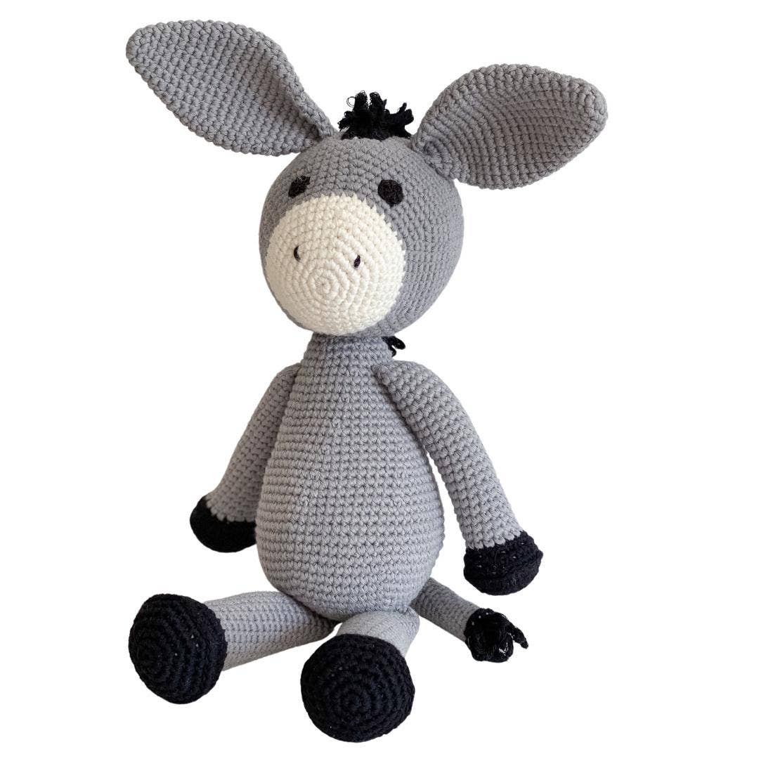 BEBEMOSS, LLC - Wholesale Stuffed/Plush Toy - Kids & Baby - Stuffed animal toy, donkey, organic cotton farm animal toy1