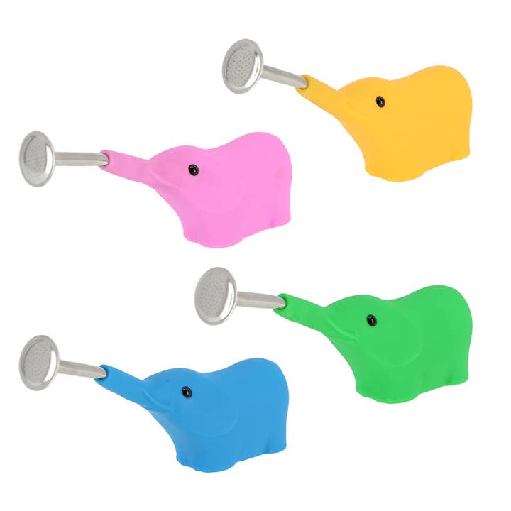 Elephant Squeeze Sprinkler, 4 Asst. Colors for wholesale by Esschert Design USA