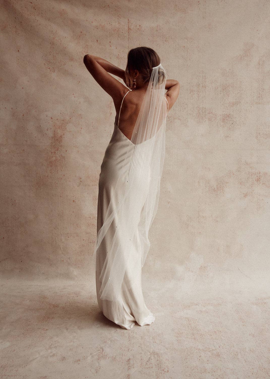 Dove Grey Accessories - Venta al por mayor Velo - Mujer - VELO JEMIMA PERLADO3