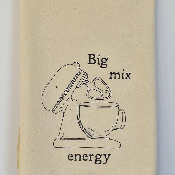 Big Mix Energy - Towel for wholesale by Green Pea Press