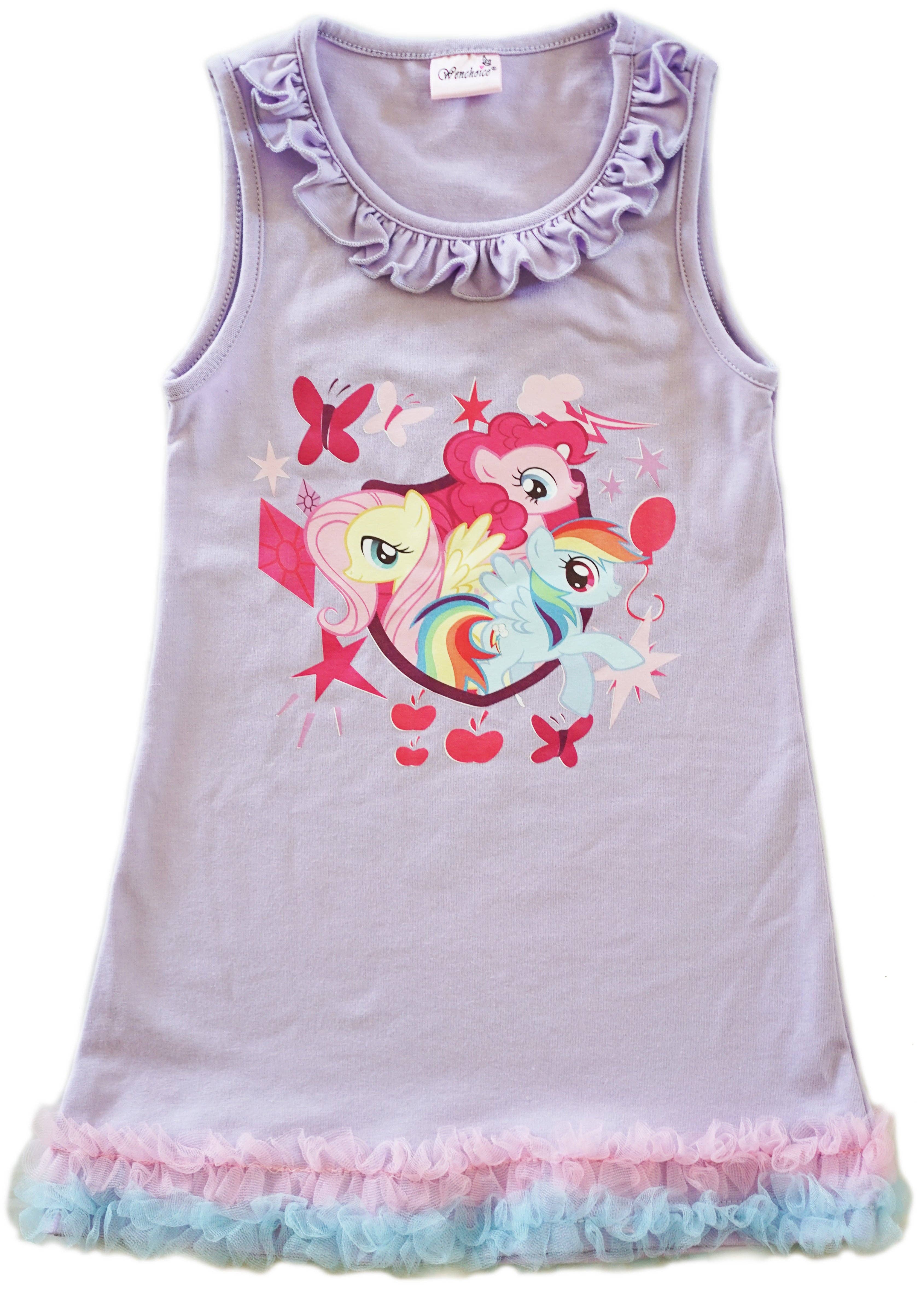 Wenchoice - Wholesale Dress - Kids - Lavender My Little Pony Ruffle Cotton Dress