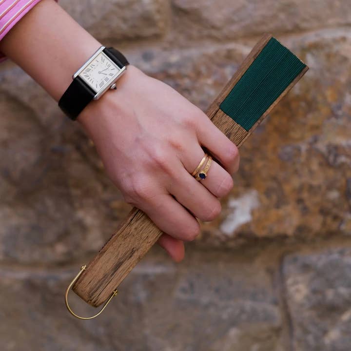 ràfega abanicos - Wholesale Handheld Folding Fan - Abanico Bosque3