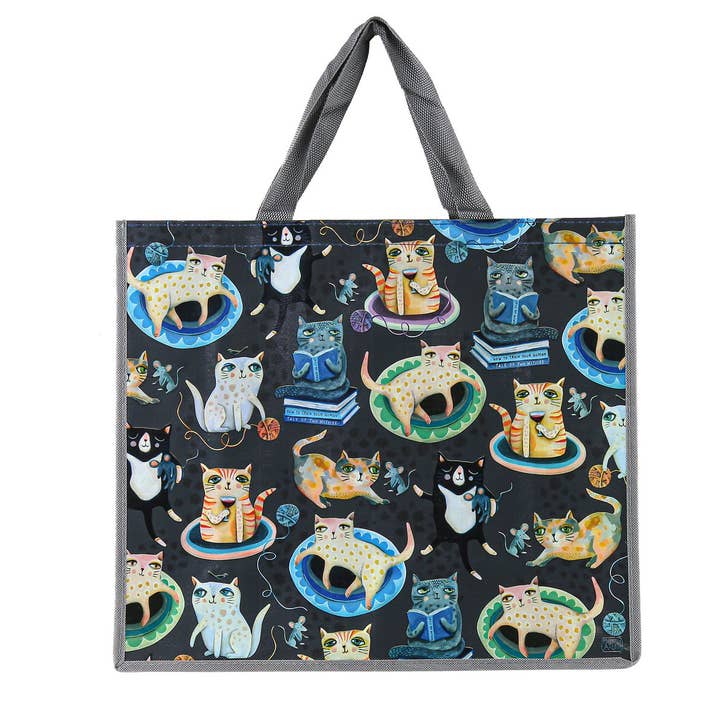 Crazy Cats Shopper/Beach Bag for wholesale by RIKARO