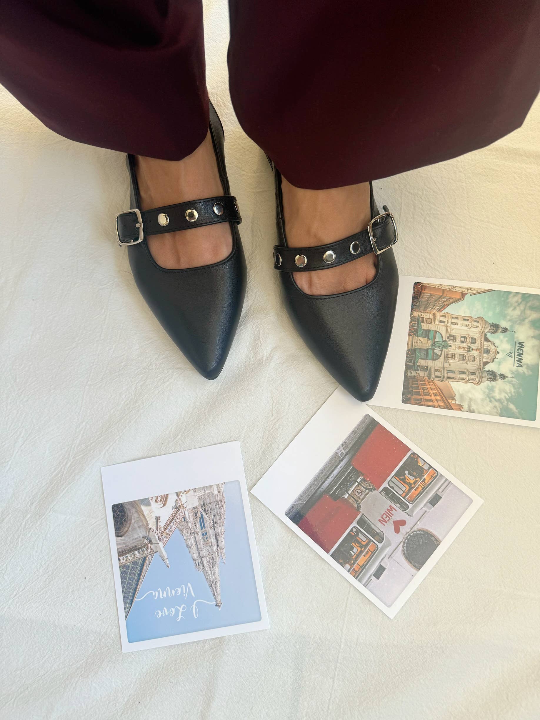 Christina Christi - Wholesale Muiltjes - Dames - Muiltjes voor dames, Zwarte leren muiltjes, Muiltjes met studs, Muiltjes voor dames7