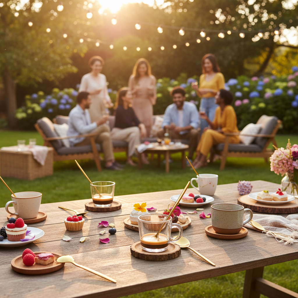 Kadra Kitchenware - Wholesale Table Spoon (Cutlery) - Vikko - Vera, Shiny Gold, 18/10 SS, Coffee Spoon, 4 Pk2