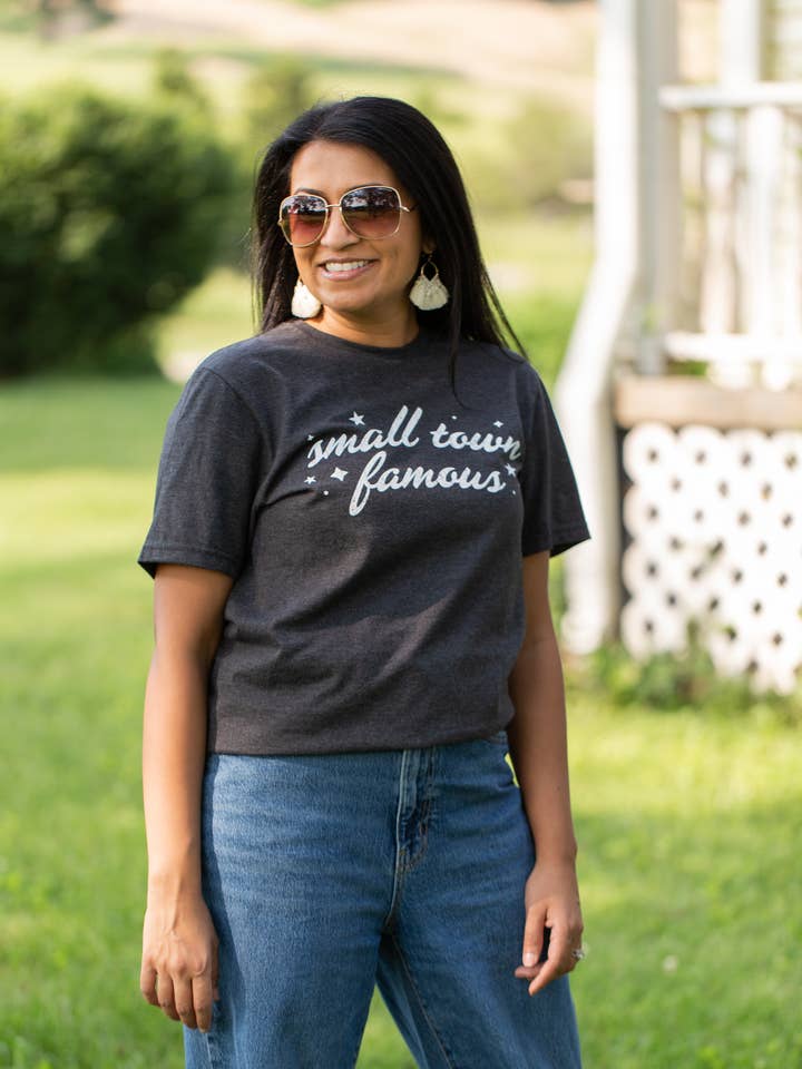 SOUTHERN FRIED DESIGN BARN - Wholesale Screen Printed T-Shirt - Women's - Small Town Famous - Shirt
