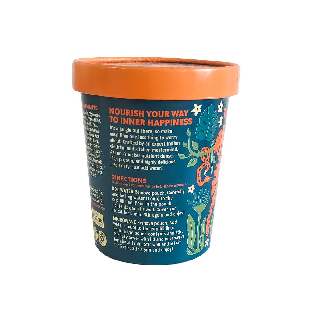 Aahana's Naturals - Vendita all'ingrosso Pasti pronti a lunga conservazione - Toast Curry - Ciotola Energetica con Germogli - Vegana, Senza Glutine6