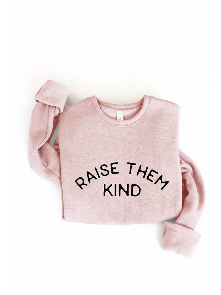 OAT COLLECTIVE - Wholesale Graphic Sweatshirt - Women's - RAISE THEM KIND Graphic Sweatshirt11