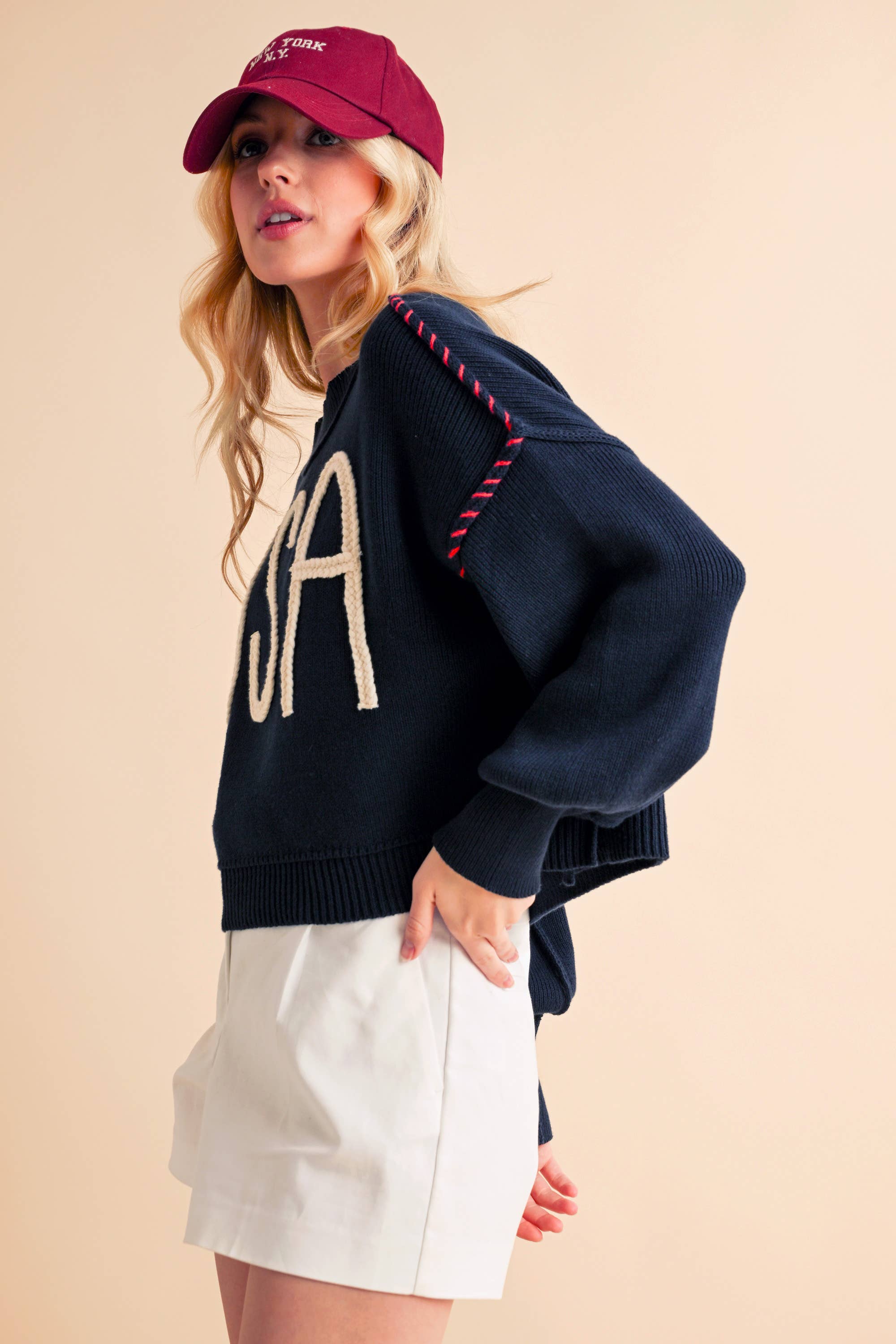 AEMI + CO - Wholesale Knit Sweater - Women's - 3249EK USA Sweater 26